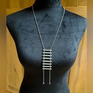 Lucky Brand rare spike and bar necklace